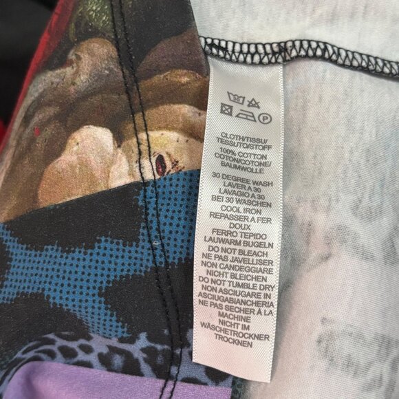 PAUL SMITH Multicolor Floral New Masters Turtleneck S Leopard Print Long Sleeve - Picture 8 of 9